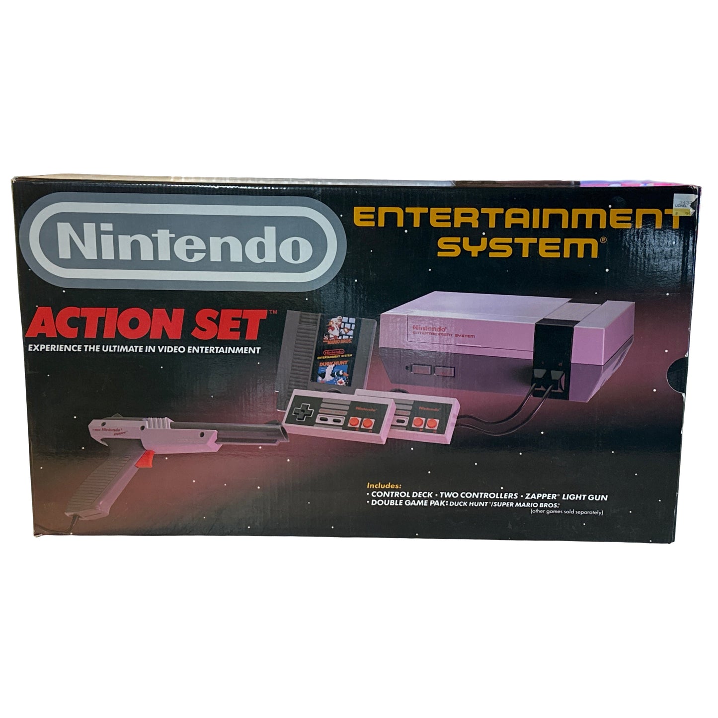 Nintendo NES Action Set With Game