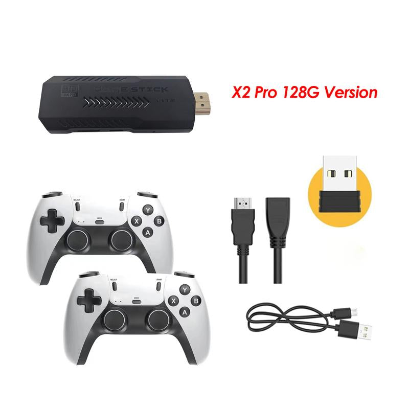 Retro Game Console Plug and Play Video Games Stick Premium Competitive Dual Controllers Wireless Adapter