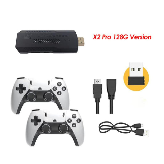 Retro Game Console Plug and Play Video Games Stick Premium Competitive Dual Controllers Wireless Adapter