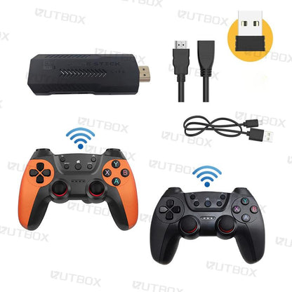 Retro Game Console Plug and Play Video Games Stick Premium Competitive Dual Controllers Wireless Adapter
